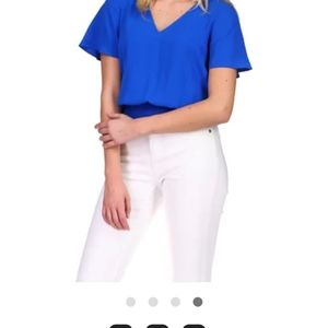 Michael Kors smocked top | XL Women's